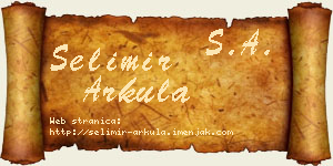 Selimir Arkula vizit kartica